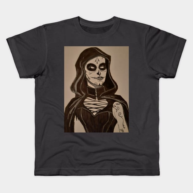 Lady death Kids T-Shirt by roxydemon